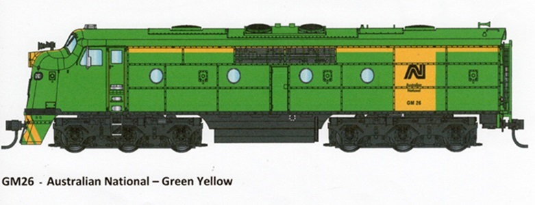 TRAINORAMA HO GM 26 AUSTRALIAN NATIONAL